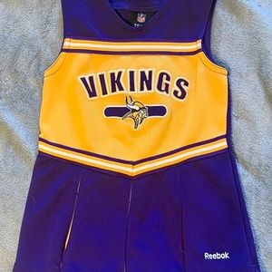Minnesota Vikings Cheerleader Outfit Costume Toddler/Baby Girls Size 3T